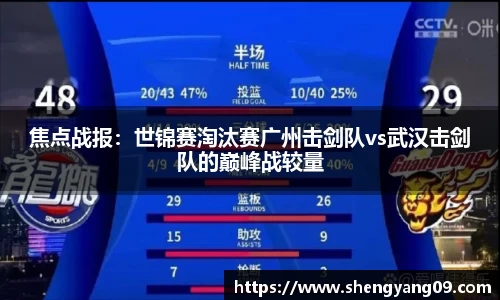 焦点战报：世锦赛淘汰赛广州击剑队vs武汉击剑队的巅峰战较量